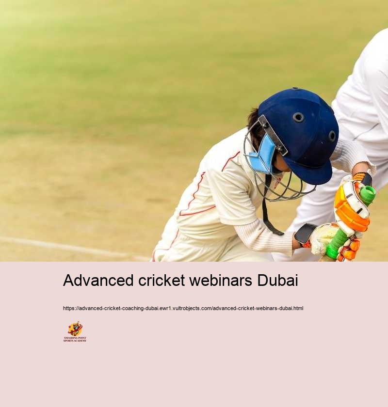 Advanced cricket webinars Dubai